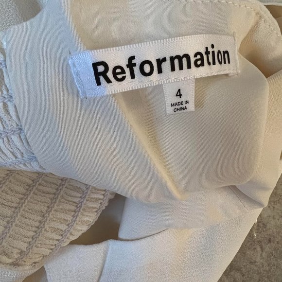 Reformation Bess Dress in Ivory - Picture 11 of 16